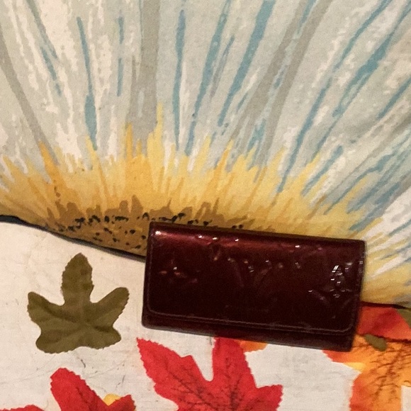 Louis Vuitton Portefeuille Sala Monogram Vernis burgundy, wallet - Picture 3 of 10